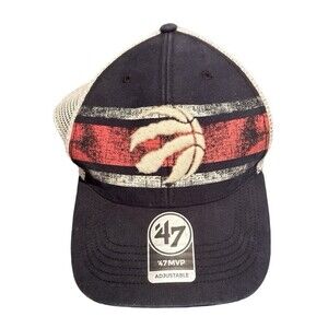Toronto Raptors ’47 Brand MVP Adjustable Trucker Hat Mesh Snapback